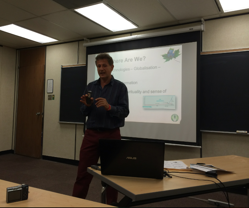 토론토 대학에서 낙원론에 관한 발표