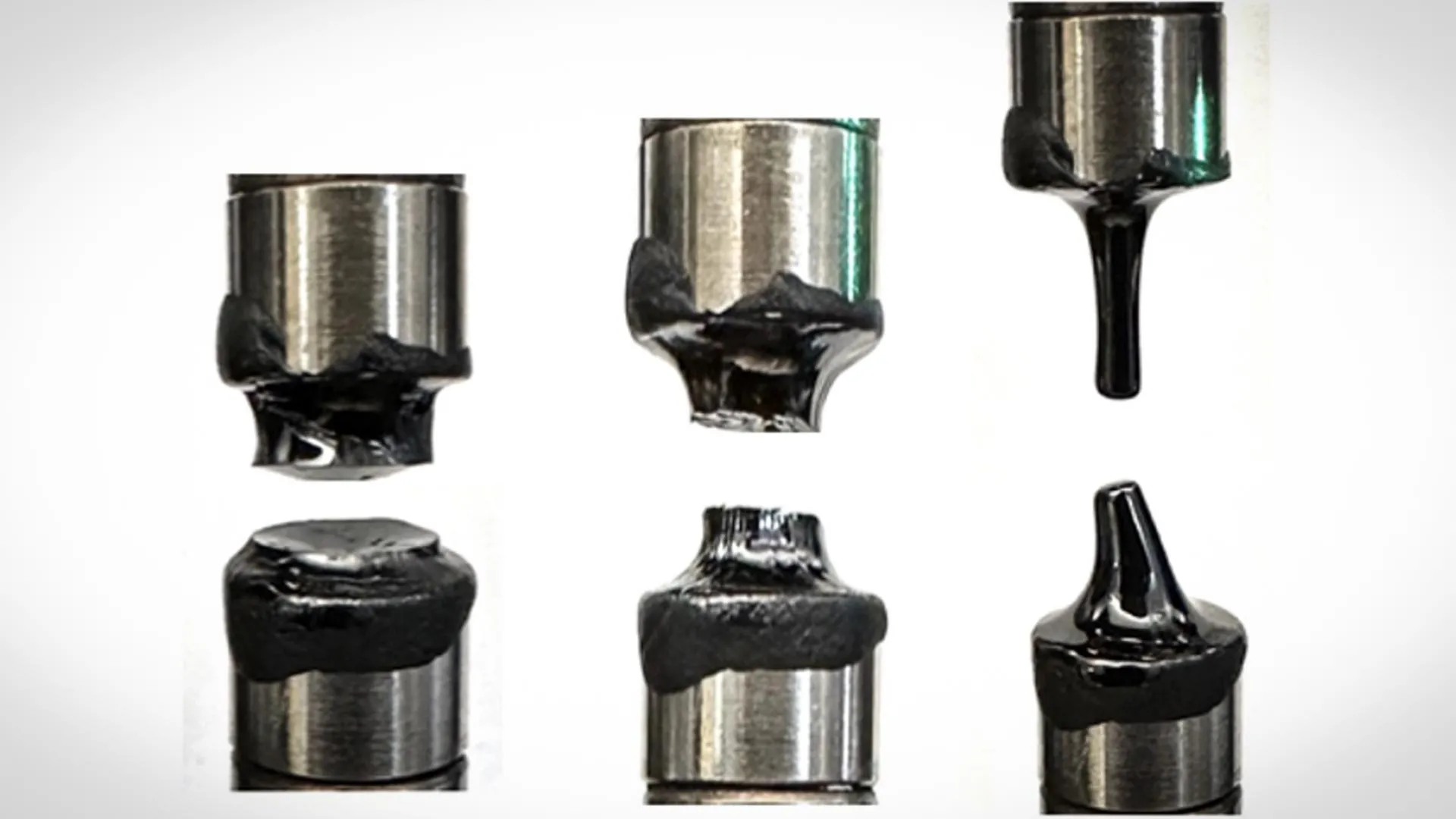 과학자들은 액체를 늘렸더니 고체처럼 찰칵 소리가 났습니다.