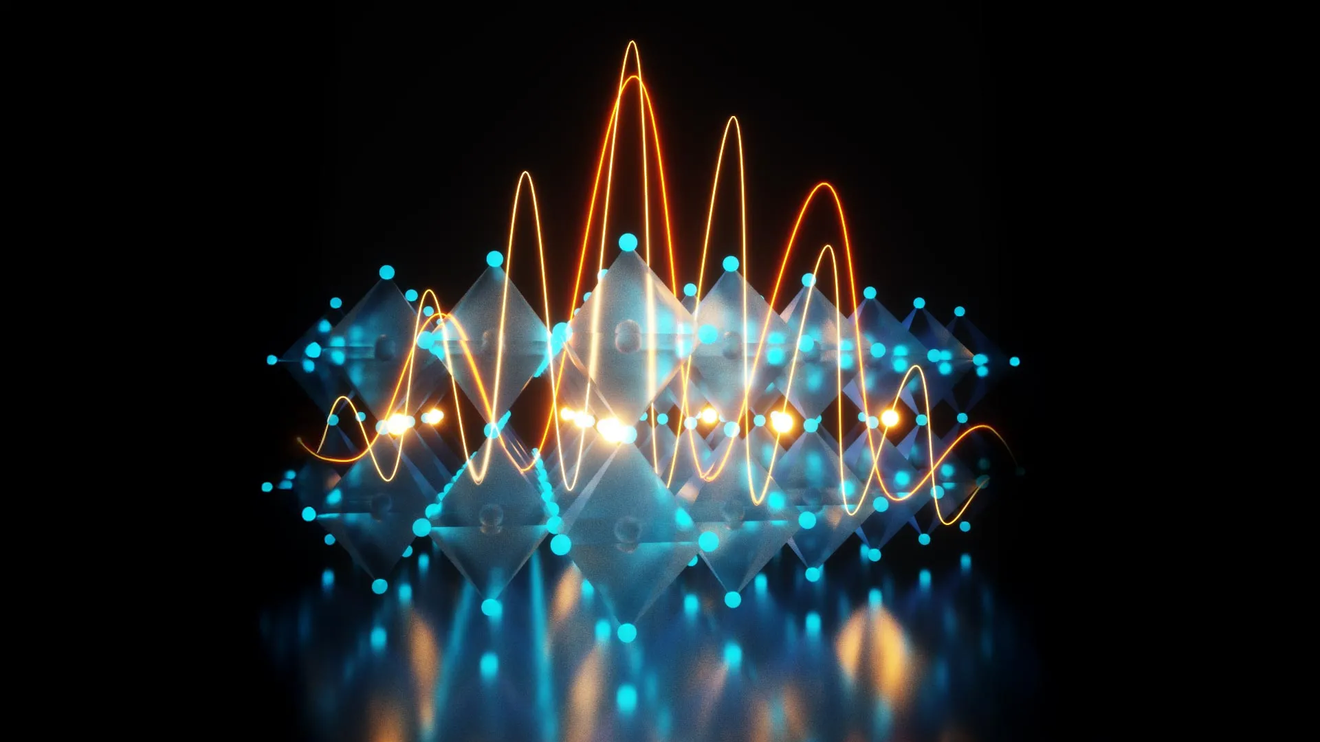 ————이 “똑똑한” 수정은 빛에 부딪히면 구부러졌다가 뒤로 튕겨 나옵니다.